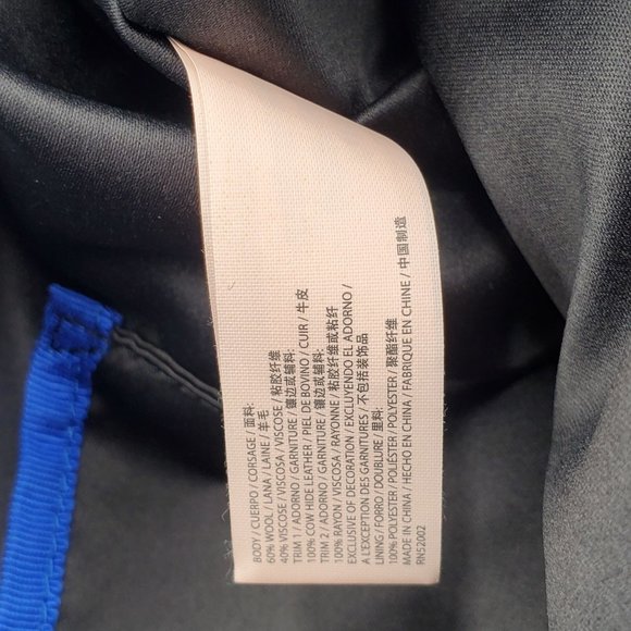 NEW Juicy Couture Eagle Wool Black Blue Gold Women's Bag Purse Handbag Tote NWT - Picture 14 of 16